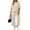 08 Beige, variant on Gleelist Two Piece Sets for Women Summer Outfits Lounge Sets Short Sleeve Tops Cropped Pants Comfy Pjs Sets(1X-5X)