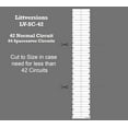 thumbnail image 4 of LV Replacement for SquareD Schneider Electrical Circuit Breaker Fuse Panel Directory Labels Stickers LSDL (42 Circuits 2 Pcs), 4 of 5