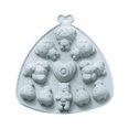 thumbnail image 1 of 11 Grid Cake Mold, Chocolate Bread, Rice Cake, Silicone Multi-Purpose Baking Tool, Crystal Drop Glue Mold（Blue）, 1 of 5