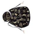 thumbnail image 4 of Halloween Pet Pumpkin Cape Set Spiderweb Pattern Adjustable Mysterious Pet Costume Set for Pet Gatherings, 4 of 6