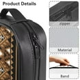 thumbnail image 6 of FKELYI American Tribal Sunflower Highland Cow Print PU Letaher Bible Cover for Women Men Church Bible Bag Carrying Book Case with Handle & Zipper Pocket Book Organizer Holder for Prayer, 6 of 6