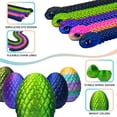 thumbnail image 2 of 5PCS 3D Printed Snake Eggs 3D Printed Snake 3D Printed Snake Set Easter Eggs Articulated Snake Easter Basket Stuffers Mystery Snake Egg Fidget 3D Printed Animals, 2 of 7