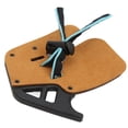 thumbnail image 4 of Recurve Bow Finger Guard, Thickened Leather Double Layer Sports  Archery Finger Tab  for Straight Draw Bows, 4 of 8