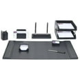 thumbnail image 1 of Dacasso Ensemble de Bureau en Cuir, 10 Pcs, Noir, 1 of 1