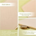 thumbnail image 4 of 2 bases moldeadoras para bolsos de 28 x 15 cm (11 x 6 pulgadas), color beige. Moldeadoras de fieltro para bolsos. Insertos rectangulares para bolsos. Estabilizadores y soportes para la base del bolso., 4 of 7