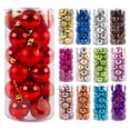 thumbnail image 3 of 24 Uds bolas decorativas de Navidad 3/4/6/8/10cm bolas grandes colgantes para árbol bolas divertidas de adorno navideño para fiesta, 3 of 4