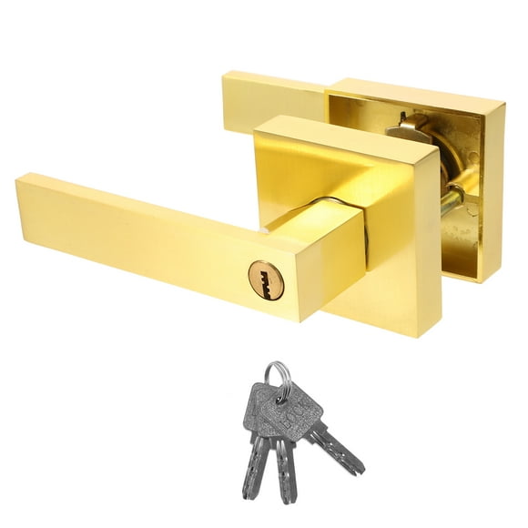 Miangastore 1 Set Metal Door Knob Door Lever for Bedroom Door Privacy Locking Kit Door Knob Interior