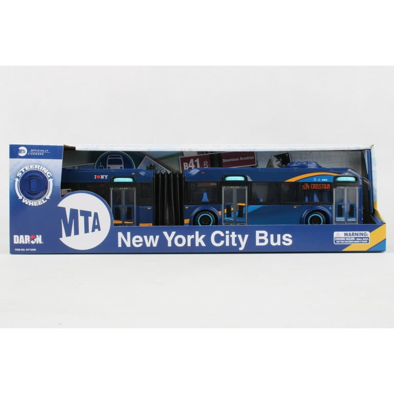 鉄道模型 UDma23ki MTA Model Bus New York City Articulated Bus New Paint Scheme