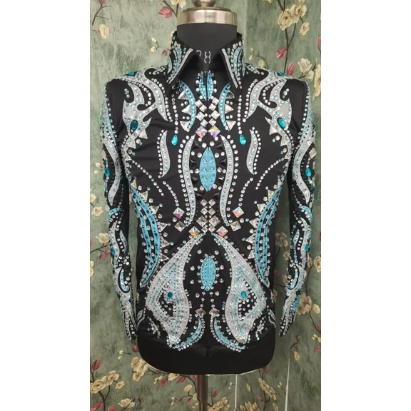 Western Show Pleasure Rail Shirt Jacket Clothes Showmanship Horsemanship