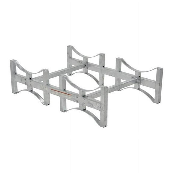 Vestil Manufacturing DRUM-RACK-2-G 55 gal Galvanized Stackable 2 Drum Rack