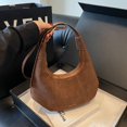 thumbnail image 3 of Auxiliar Slouchy Tote Bag Hobo Women Faux Suede Correa Ajustable Con Zapatilla Mano para El, 3 of 9