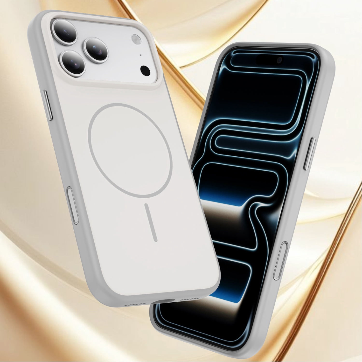 Silken Guard Case with Magsafe for iPhone 17 Pro - White