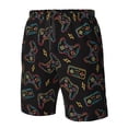 thumbnail image 4 of Balery Colorful Game Controller Traje de Baño Estilo Hawaiano para Hombre, Shorts de Secado Rápido con Bolsillos-XX-Large, 4 of 6