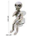 thumbnail image 4 of Ounissouiy Adorno de resina alienígena espacio exterior jardín estatua decoración espacio exterior jardín hogar figurita escultura Decoración Kits de decoración para fiestas No.03, 4 of 6
