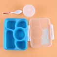 thumbnail image 2 of Lunch Box Picnic Food Fruit Container Storage Box Microwave Bento Box For Kid/ Adult Lunch Box For Kids Food Container blue, 2 of 6