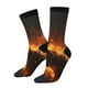 thumbnail image 1 of Balery Cool Fire Man Calcetas Largas con Estampado para Hombre y Mujer – Suaves y Transpirables, Talla Única (US 5-11), 1 of 6