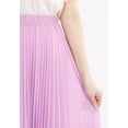 thumbnail image 5 of Lilac Chiffon Pleated Maxi Skirt with Elastic Waist Band, 5 of 5