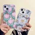 thumbnail image 2 of Samsung A14 A04 A04s A13 A23 A33 A53 A73 A03 A03s A22 A52 A32 A12 A50 A50s A30s A51 A11 A31 A70 Funda Para Teléfono 3 En 1 Tulipán Conejo Cubierta Suave, 2 of 3
