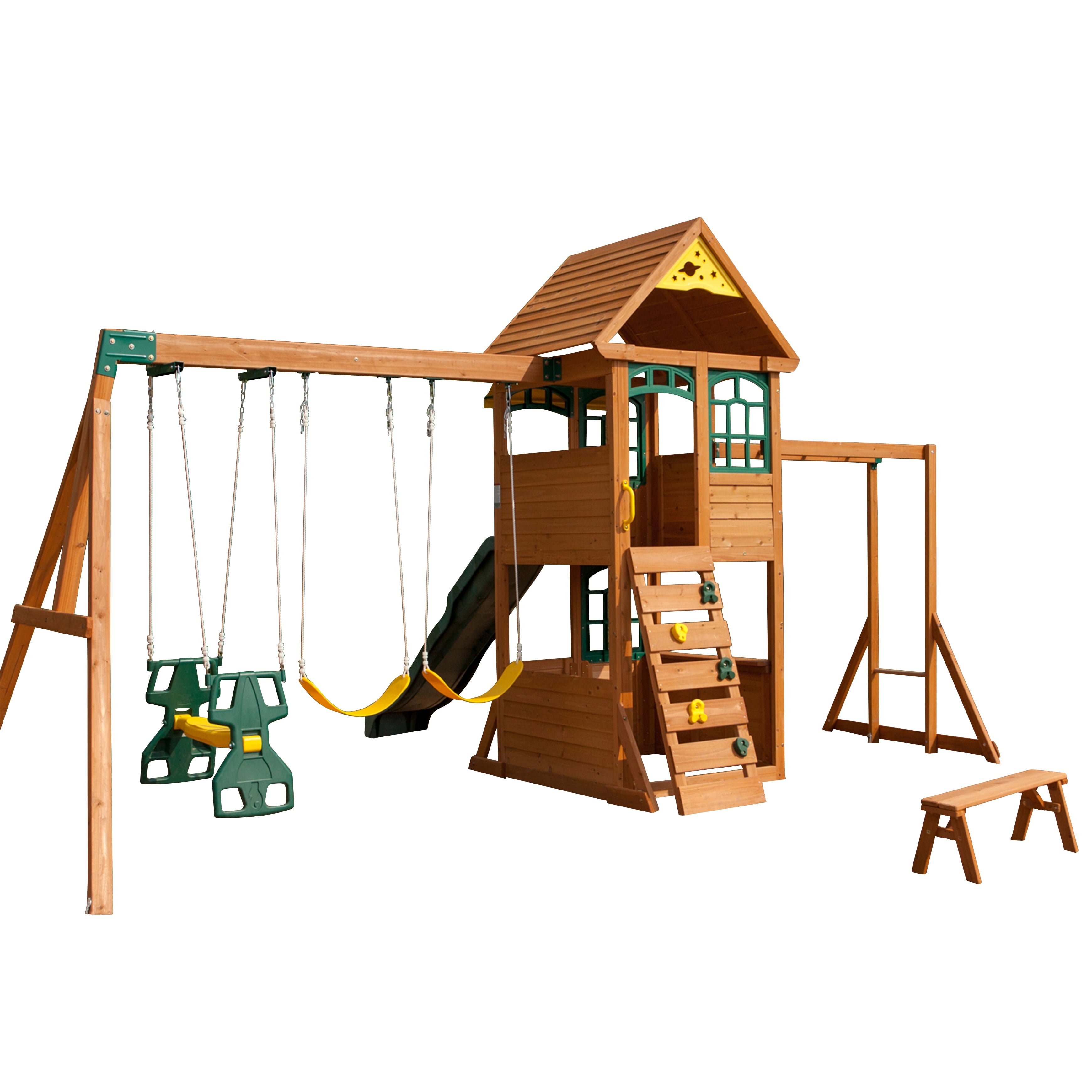 kidkraft halliwell swing set