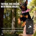 thumbnail image 4 of WAAYEEPAL Upgraded Tactical AirTag Dog Collar for Medium Large Dogs - Heavy Duty Adjustable with AirTag Holder (AirTag Not Included), 4 of 8