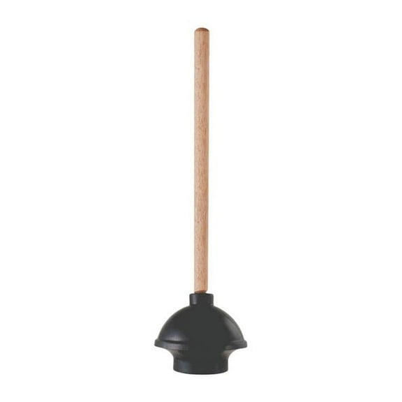 LDR 4864724 16 in. x 6 Dia. Plunger with Wooden Handle - Pack of 6