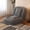 Grey, variant on Foldable Lazy Sofa Bed for Adults and Pets, Upholstered Corduroy Human Dog Bed with 5 Adjustable Positions, Space-Saving Recliner for Living Room, Bedroom, Reading Corner (Off White)
