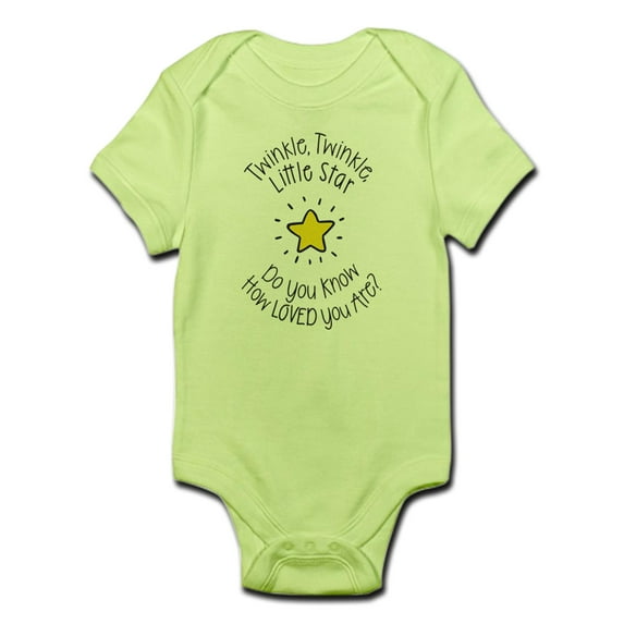 CafePress - Twinkle, Twinkle Little Star Do You Know How Loved - Baby Light Bodysuit