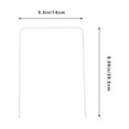 thumbnail image 3 of LEEYNEER 9 Pcs Croquet Gate Heavy White Iron Toddler, 3 of 6