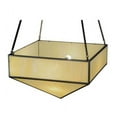 thumbnail image 5 of Meyda 151396 30 in. Square Mission Prime Inverted Pendant, Honey Onyx Acrylic Craftsman Brown, 5 of 5