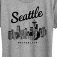 thumbnail image 3 of Instant Message - Seattle Washington -Women's Short Sleeve Graphic T-Shirt, 3 of 6