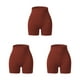thumbnail image 1 of Minnieouse Pantalones cortos de yoga sin costuras para mujer Leggings cortos atléticos Cintura alta Levantamiento de cadera Ropa deportiva de Type1 NO1, 1 of 6
