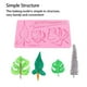 thumbnail image 5 of Molde de silicona Wosthever para pasteles Rosa Tipo 1, 5 of 6