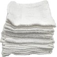 thumbnail image 2 of 12 Inch x 12 Inch White Cotton Value Washcloths - Reusable Lt Weight Thin Cloth Rags - Bath/Exfoliating/Kitchen/Garage - 3/4 Lb per Dozen - Set of 12, 2 of 9