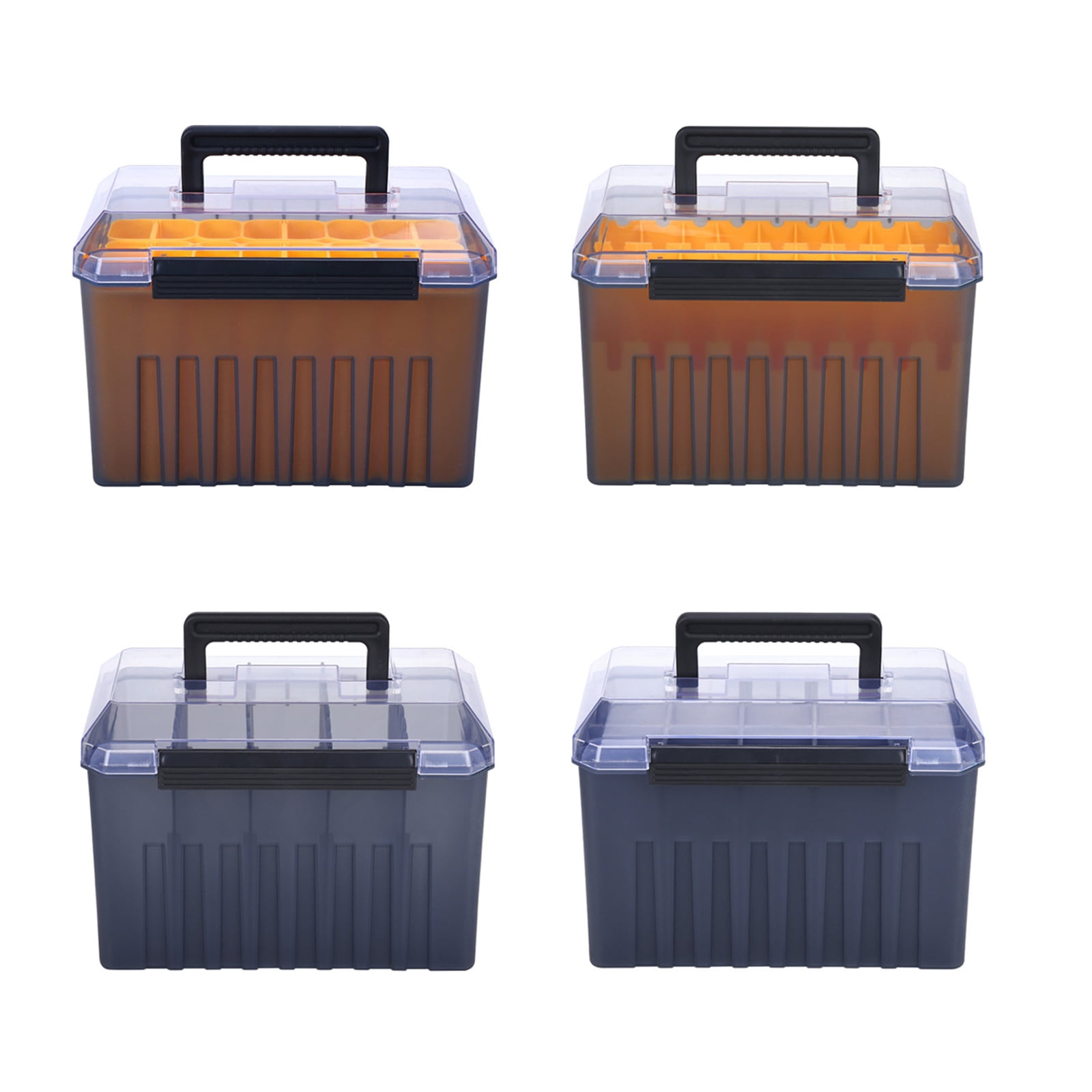 Thickened Squid Baits Box Large Capacity Fishing Lure Organizers Fishing Tackle Box Portable Wood Shrimp Lure Baits Box