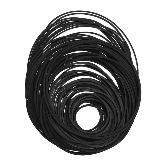 Rubber Drive Belts 1mm for Turntables Cassette Players Tape Recorder Machine 35-190mm Width 240PCS