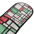 thumbnail image 4 of Yayeee Double Oven Mitt Kitchen Heat Resistant Baking 35" x7" Quilted Glove, Red Abstract Geometric, 4 of 6