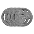 thumbnail image 1 of Cast Iron Weight Plates Set - 1" & 2" Options - Rubber Coated Grip Design - Standard Barbell Plates for Home & Commercial Gym Strength Training - Durable & Floor Friendly, 1 of 7