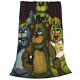 thumbnail image 6 of Lsque Five Nights At Freddy'S Pattern Fuzzy Fleece Throw Blanket Extra Large,Super Soft,Fluffy and Warm Blankets for Couch,Bed,All Season Use (40"x30"), 6 of 7