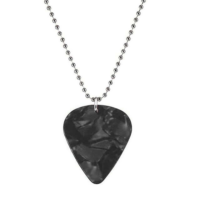 Púas de guitarra, collar, pendientes, púas de acrílico, regalo de joyería para mujeres o hombres