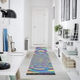 thumbnail image 4 of Yayeee Runner Rug for Bedroom 2'x6' Machine Washable Hallway Non Slip Mat, Psychedelic Pattern, 4 of 8