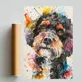 thumbnail image 2 of Portuguese Water Dog Poster Wall Art for Bedroom Living Room Funny Graffiti Dog Picture Cool Dog Decor Wall Art, 2 of 6