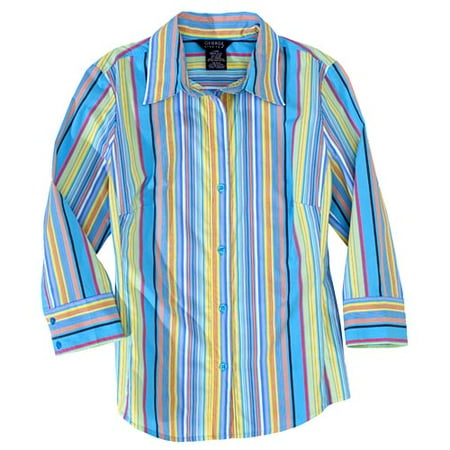 George - Women's Plus Vibrant Stripe Shirt