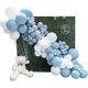 thumbnail image 5 of Kit de arco de guirnalda de globos de 145 piezas, globos de látex metálicos de confeti en tonos pastel morado, dorado y blanco para mujeres, cumpleaños, baby shower, bodas y fiestas., 5 of 5