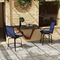 thumbnail image 2 of Blue Steel Frame - 360° Swivel for Easy Movement - Poolside Lounging / Comfort with Form - fitting Curve, 2 of 5