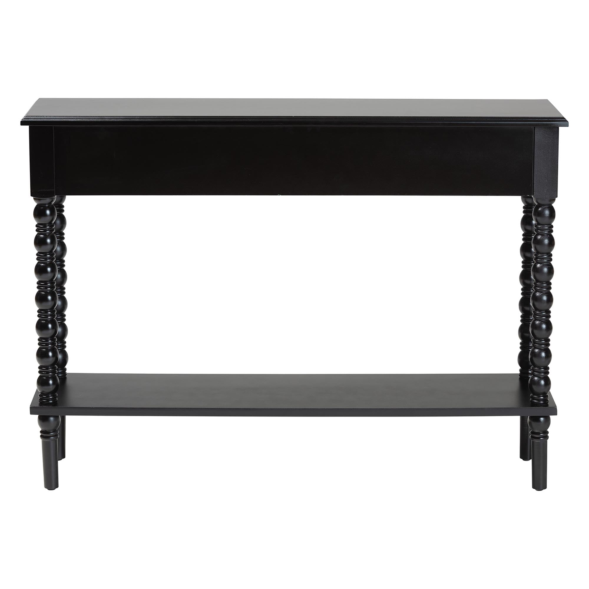 Baxton Studio Malinda Classic Console Table, 2-Drawer, Black