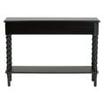thumbnail image 5 of Baxton Studio Malinda Black Wood 2-Drawer Console Table with Spindle Legs, 5 of 11