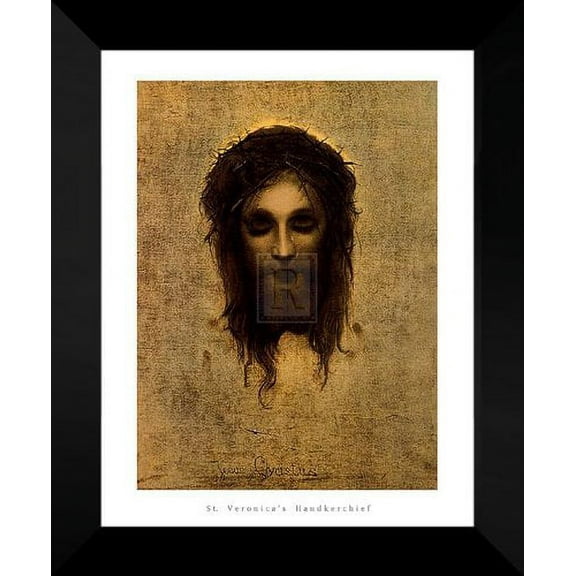 FRAMED Art Print 20x24 "St Veronica's Handkerchief"