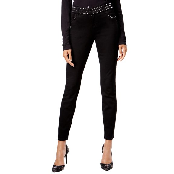 I.N.C. Studded Skinny Jeans Womens pants MSRP $130 Black 6