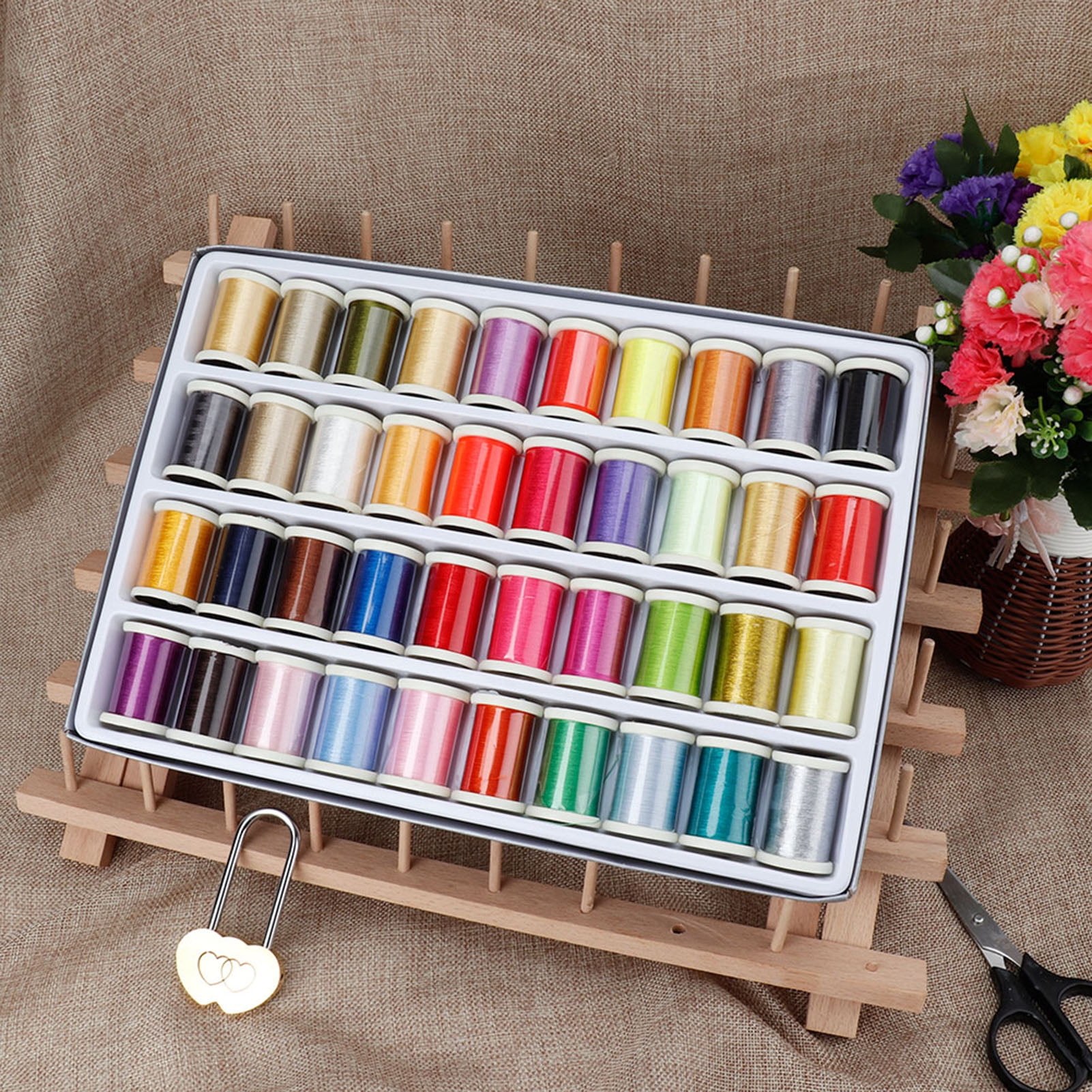 Simthread 12 Couleurs de base Polyester Fil de Machine à Broder pour Simthread 12 Couleurs de base Polyester Fil de Machine à Broder pour