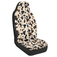 thumbnail image 2 of POLERO Polyester Automotive Seat Protectors for Interior Accessories, Interior Decor Elastic Car Seat Covers, Cow Print Pattern, 2 of 11